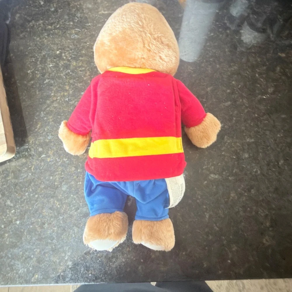 1998 YES! Entertainment Teddy Ruxpin Animated Plush Bear +The Airship Tape WORKS